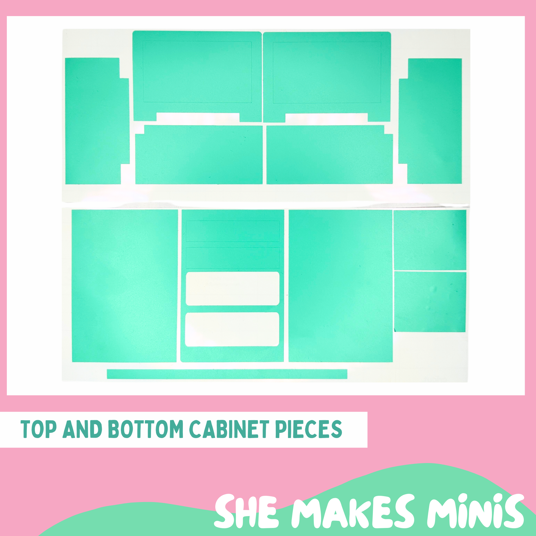 Mini Kitchen Removable Vinyl Stickers CABINETS ONLY She Makes Minis   2 Df60a771 1115 4d22 B904 381d243446a2 