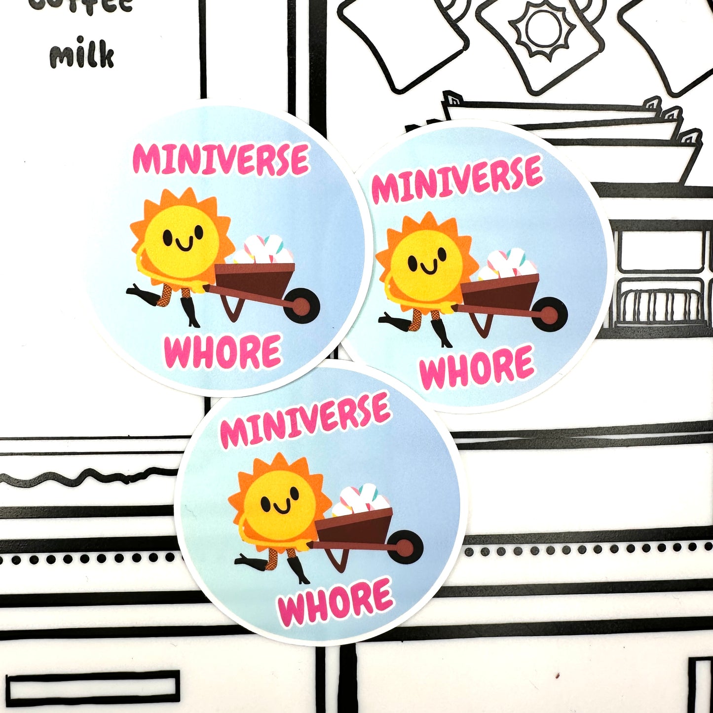 Miniverse Whore Sticker