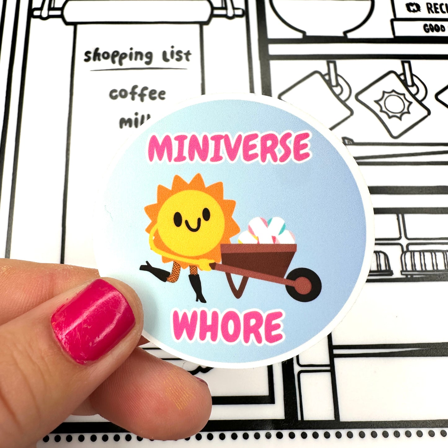 Miniverse Whore Sticker